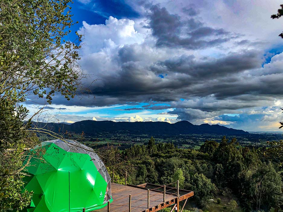 Domo Majui con vista a la Sabana